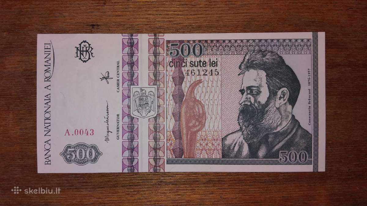 Rumunijos 500 lei banknotas