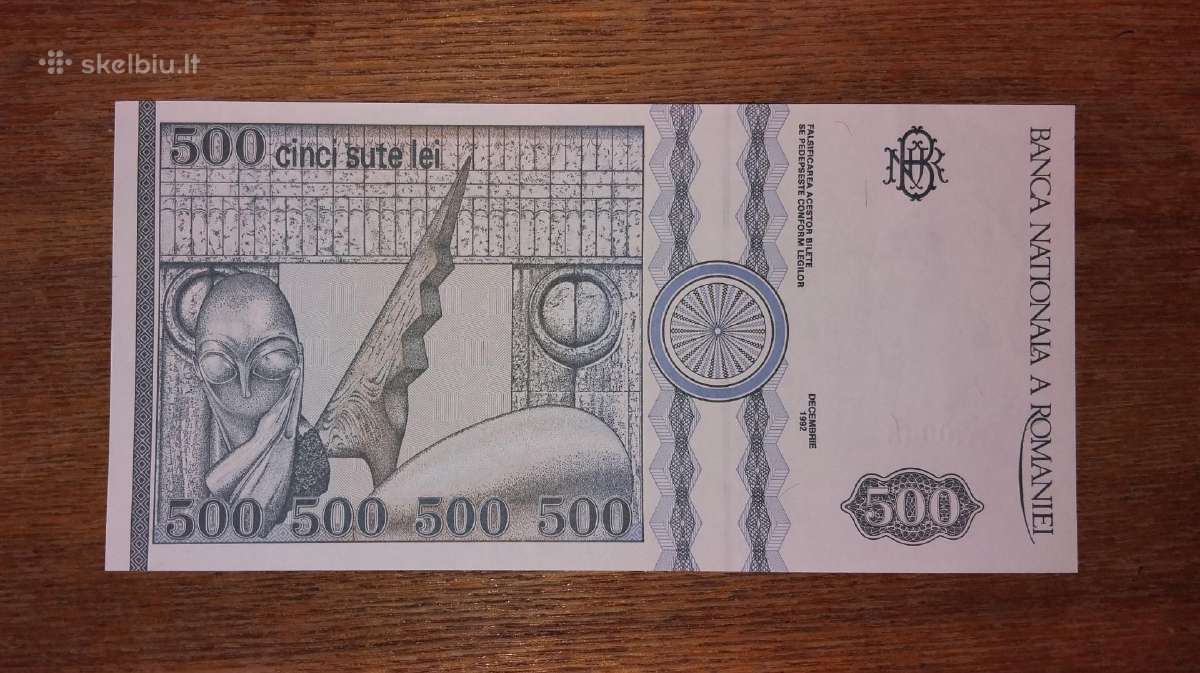 Rumunijos 500 lei banknotas - nuotraukos Nr. 2
