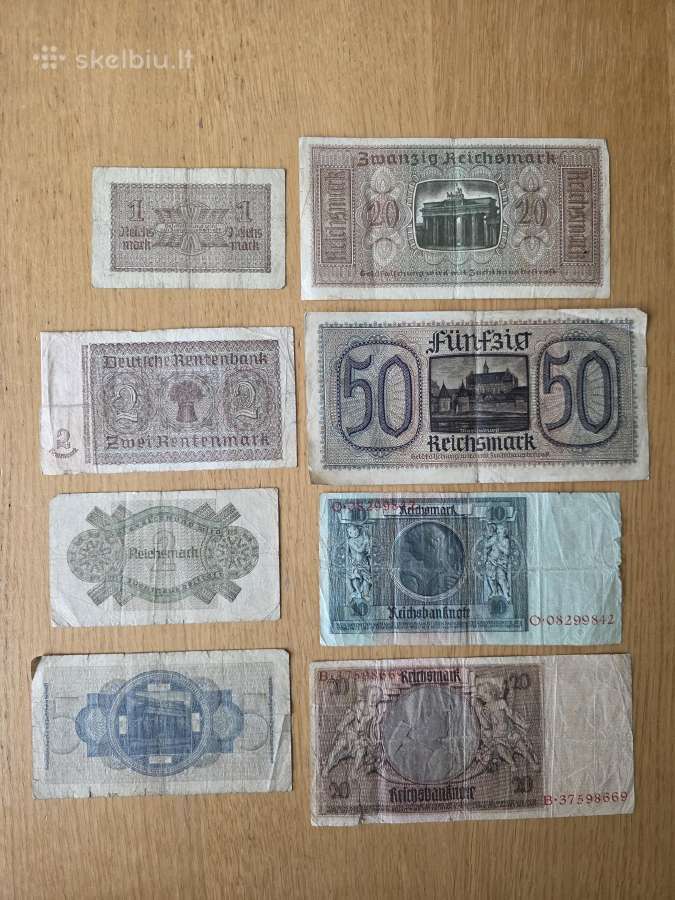 1923 - 1929 metų Vokietija banknotai - nuotraukos Nr. 2