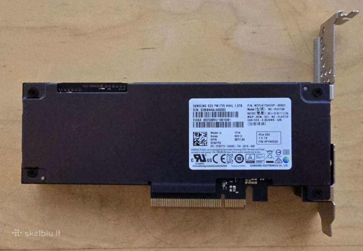 Pcie Nvme SSD 1.6tb 2tb 2.6tb 3.2tb 6.4tb 12.8tb - nuotraukos Nr. 2