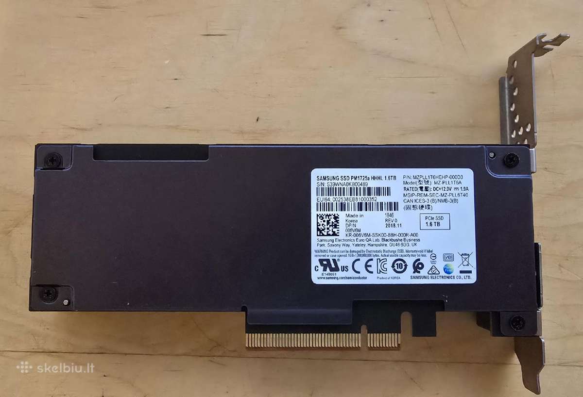 Pcie Nvme SSD 1.6tb 2tb 2.6tb 3.2tb 6.4tb 12.8tb - nuotraukos Nr. 4