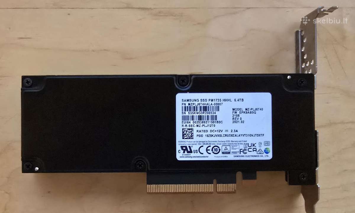 Pcie Nvme SSD 1.6tb 2tb 2.6tb 3.2tb 6.4tb 12.8tb - nuotraukos Nr. 13