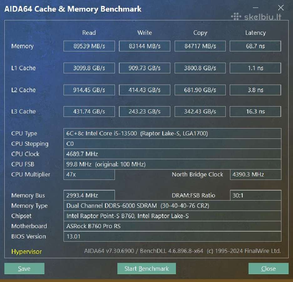 I5-13500, rtx5070, 32gb/ddr5, 2tb/SSD, Win11pro - nuotraukos Nr. 11