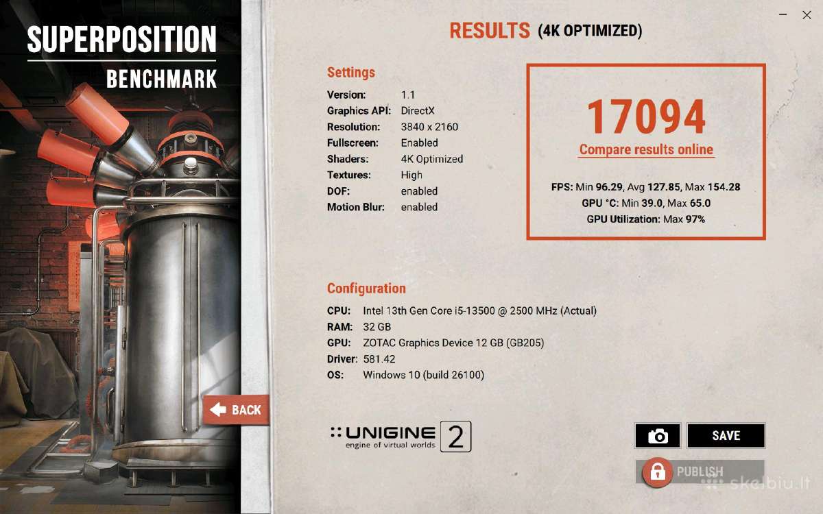 I5-13500, rtx5070, 32gb/ddr5, 2tb/SSD, Win11pro - nuotraukos Nr. 15
