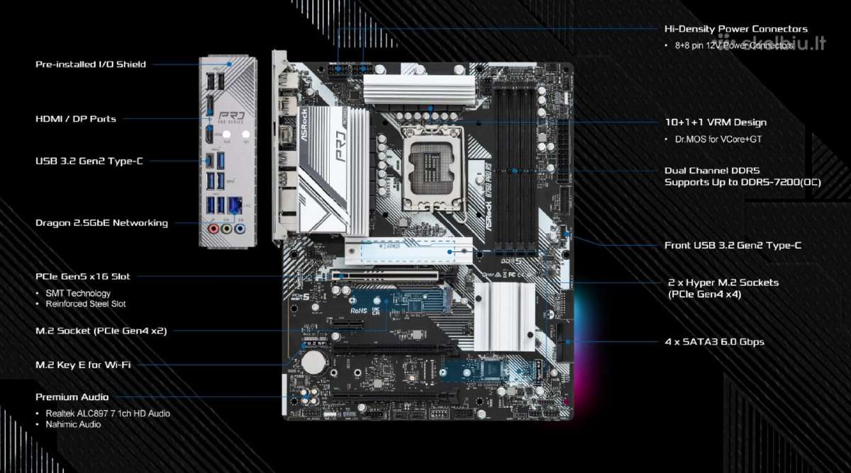 I5-13500, rtx5070, 32gb/ddr5, 2tb/SSD, Win11pro - nuotraukos Nr. 22