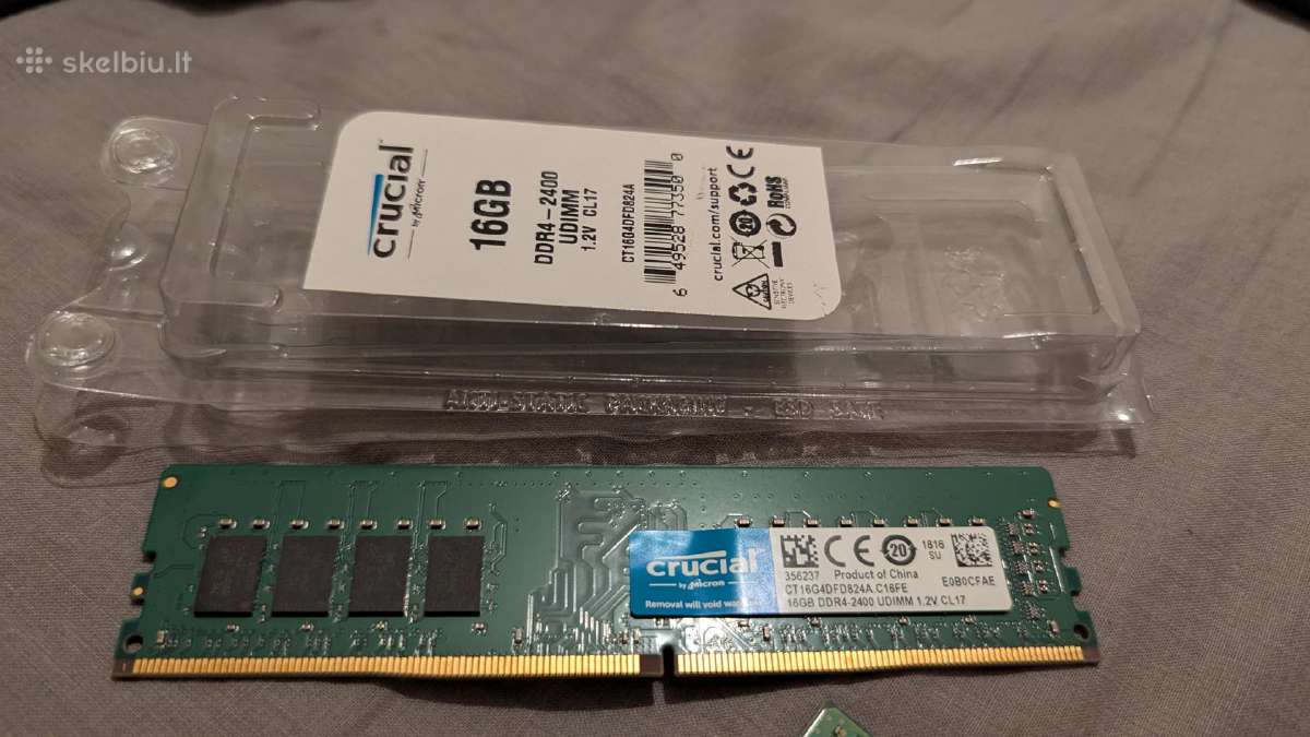 RAM Ddr4-2400 16gb Udimm Garantija