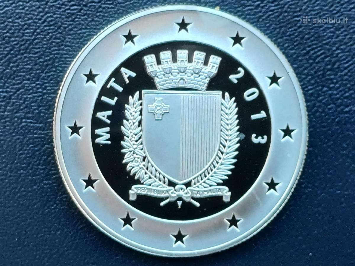 10 euro 2012,13m. Malta sidabras 925 - nuotraukos Nr. 4