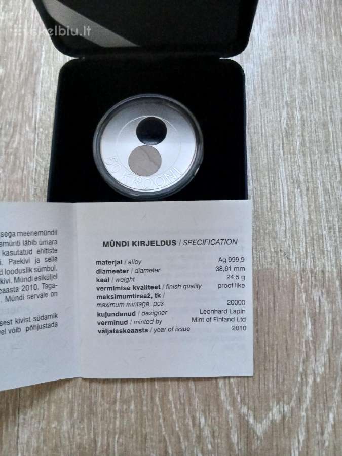 Sidabras 999,9 Estonia - nuotraukos Nr. 2
