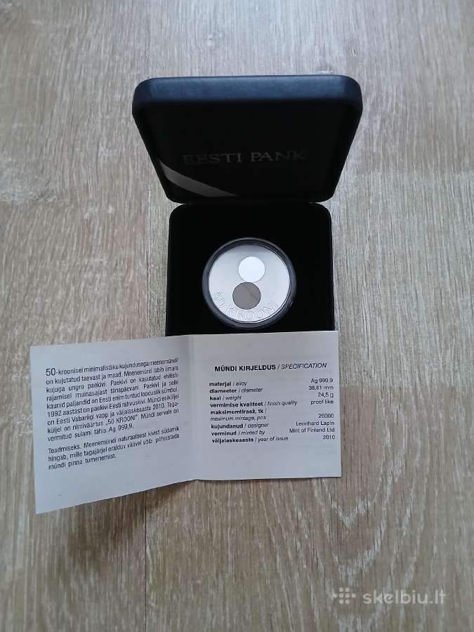 Sidabras 999,9 Estonia - nuotraukos Nr. 3