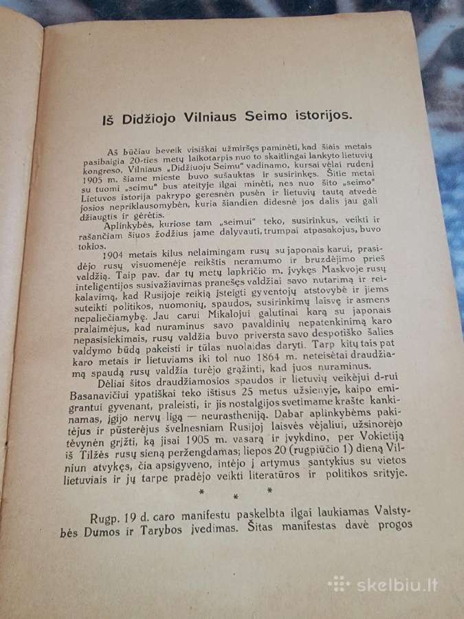 1925 m.j.s-lius knyga "Iš didžiojo Vilniaus seimo - nuotraukos Nr. 4