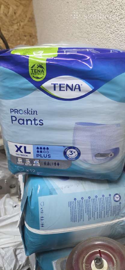 Sauskelnes Tena XL 120-160cm po 3€
