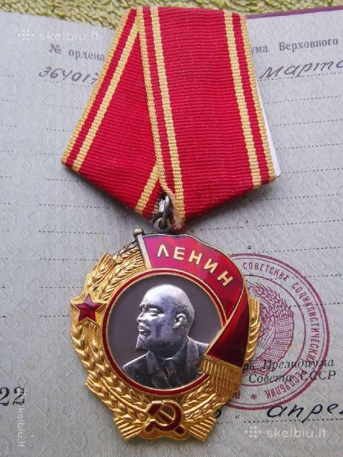 Lenino ordinas iš kolekcijos.