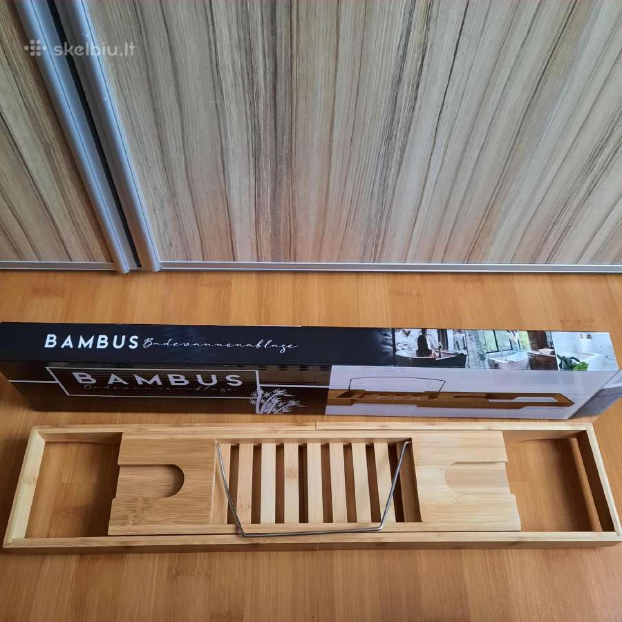 Bambukinis išskleidžiamas padėklas - nuotraukos Nr. 2