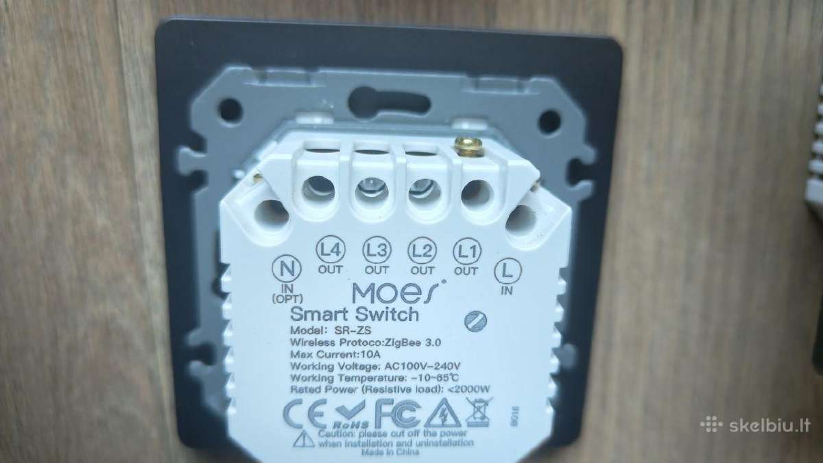 Moes išmanieji smart jungtukai (Zigbee3) - nuotraukos Nr. 15