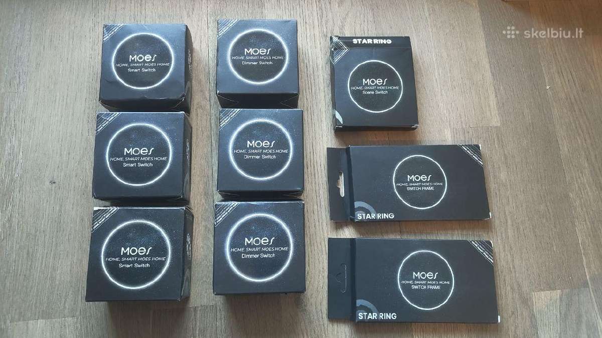 Moes išmanieji smart jungtukai (Zigbee3)