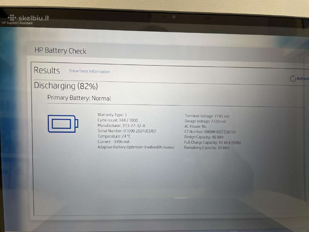 Hp Dragonfly G4 i5-1345u 16gb RAM 512 GB SSD - nuotraukos Nr. 10