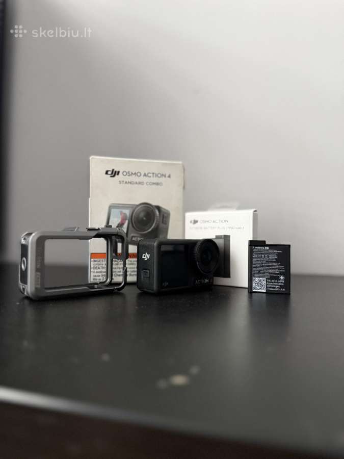 Dji osmo action 4 + priedai