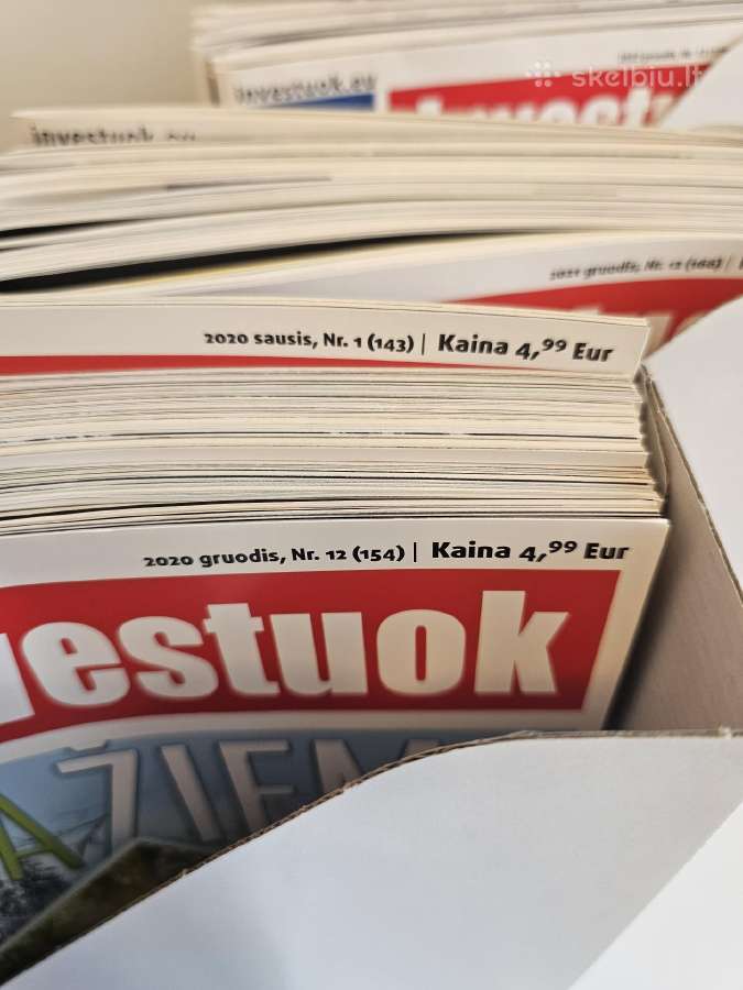 Investuok žurnalai, 97 vnt. 2016-11 - 2025-09 - nuotraukos Nr. 8