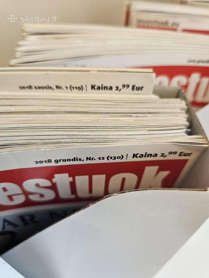 Investuok žurnalai, 97 vnt. 2016-11 - 2025-09 - nuotraukos Nr. 10