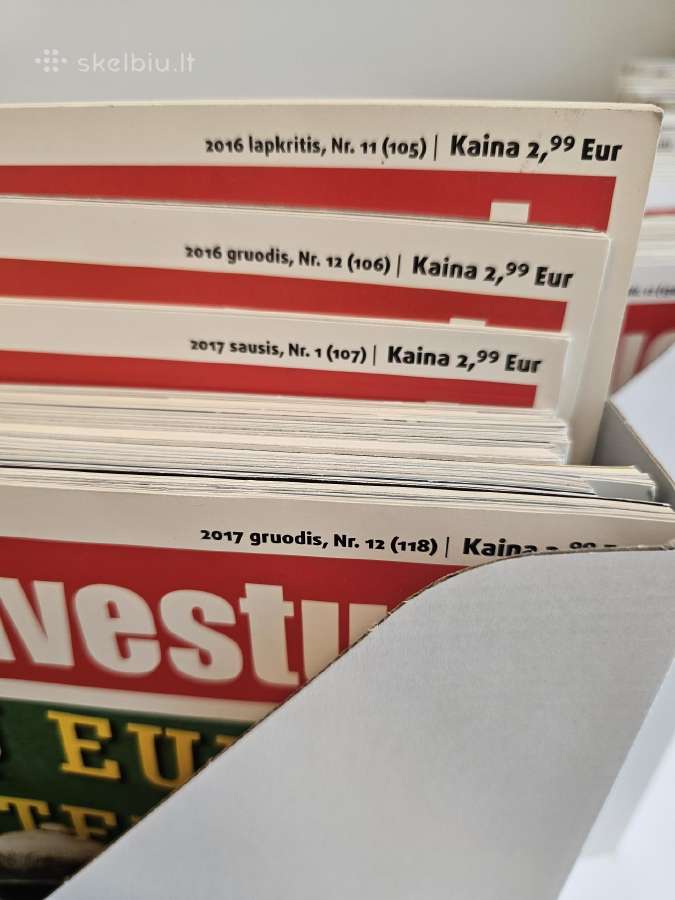 Investuok žurnalai, 97 vnt. 2016-11 - 2025-09 - nuotraukos Nr. 11