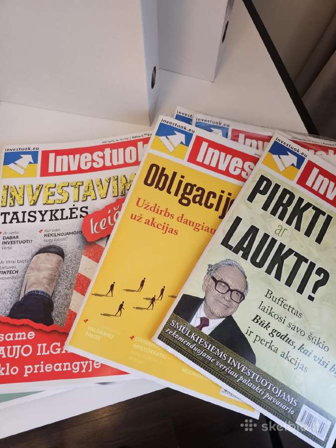 Investuok žurnalai, 97 vnt. 2016-11 - 2025-09 - nuotraukos Nr. 2