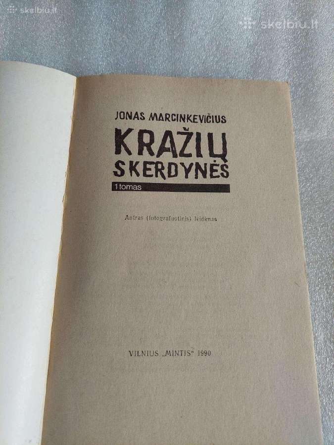 Kražių skerdynės 1 ir2 tomai - nuotraukos Nr. 2