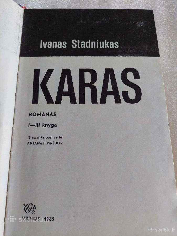 Ivanas Stadniukas Karas-i-III knyga ,1985m. - nuotraukos Nr. 2