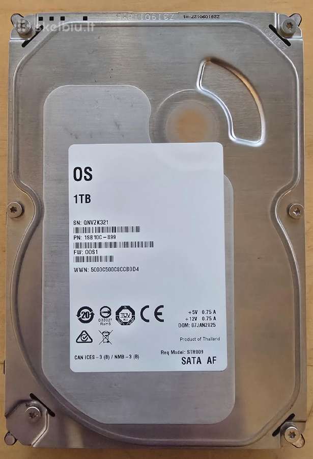2.5" 3.5" Sata HDD 1tb 2tb 3tb 4tb 6tb 8tb 10-32tb - nuotraukos Nr. 24
