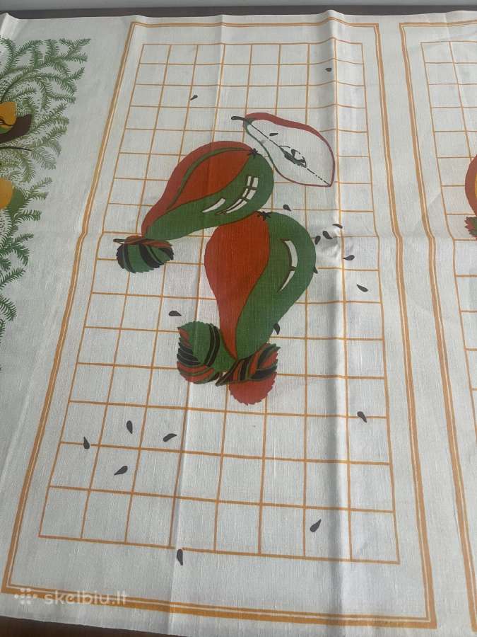 Lininis audinys virtuviniams rankšluostėliams - nuotraukos Nr. 2