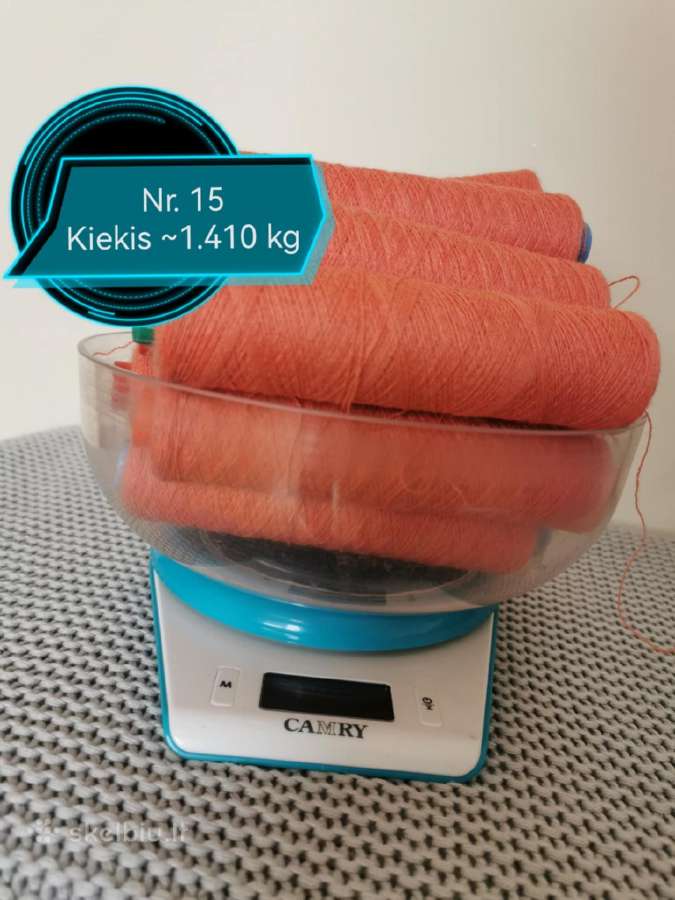 Vilnoniai , medvilniniai siulai - nuotraukos Nr. 5