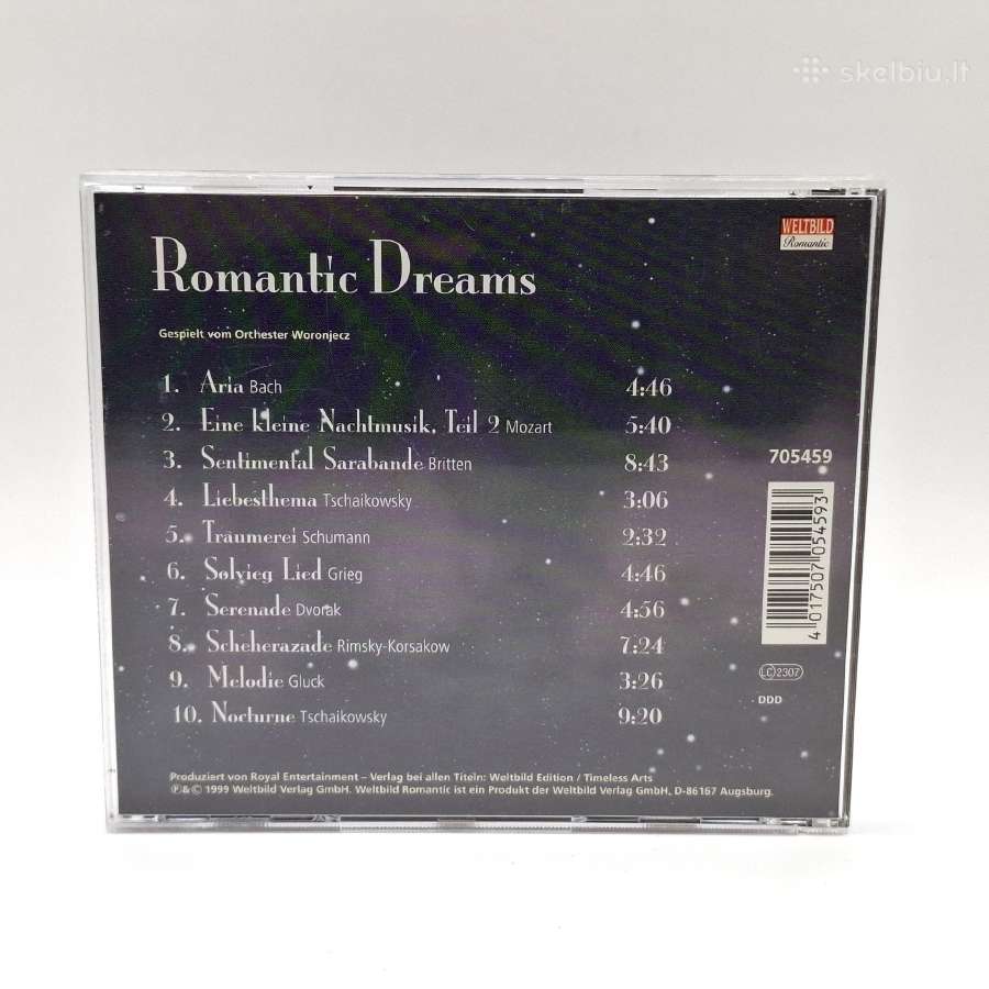 Romantic Dreams (CD, rinkinys) klasika - nuotraukos Nr. 2