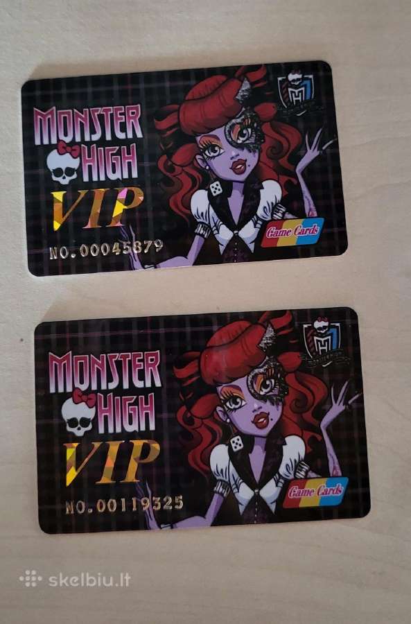 Monster High VIP kolekcinės kortelės - nuotraukos Nr. 7