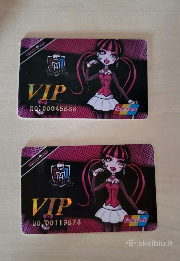Monster High VIP kolekcinės kortelės - nuotraukos Nr. 9