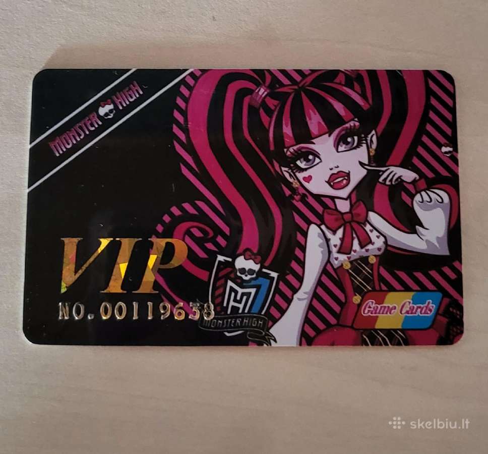 Monster High VIP kolekcinės kortelės - nuotraukos Nr. 16