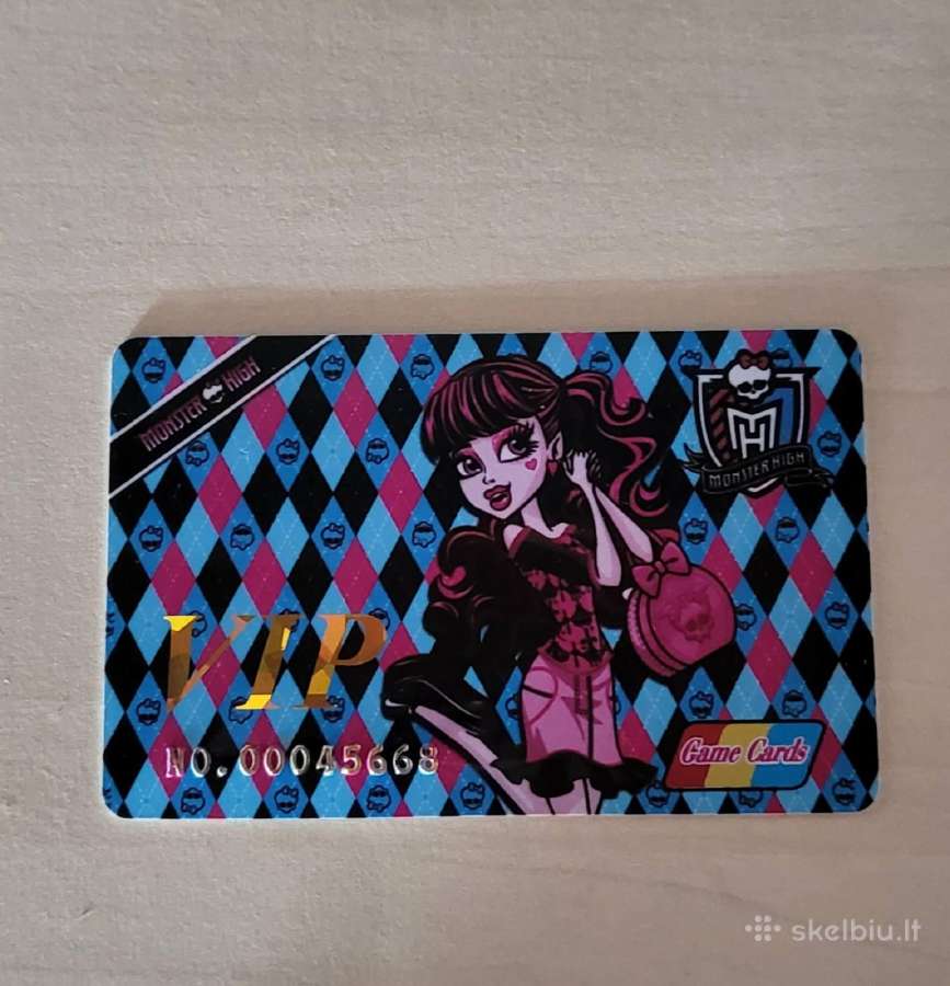 Monster High VIP kolekcinės kortelės - nuotraukos Nr. 17