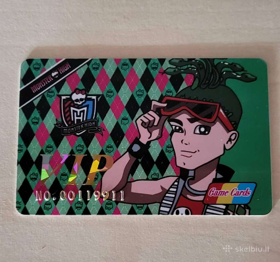Monster High VIP kolekcinės kortelės - nuotraukos Nr. 18