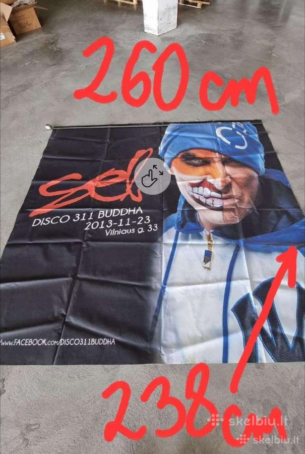 Sel plakatas 260cm