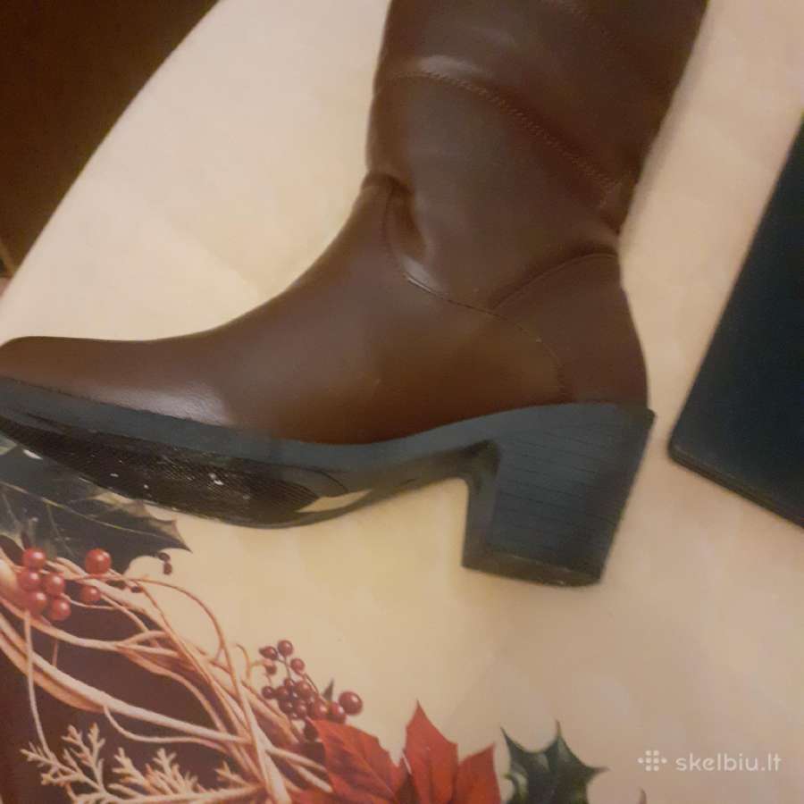 Žieminiai batai,nauji,šilti,ant kulniuku