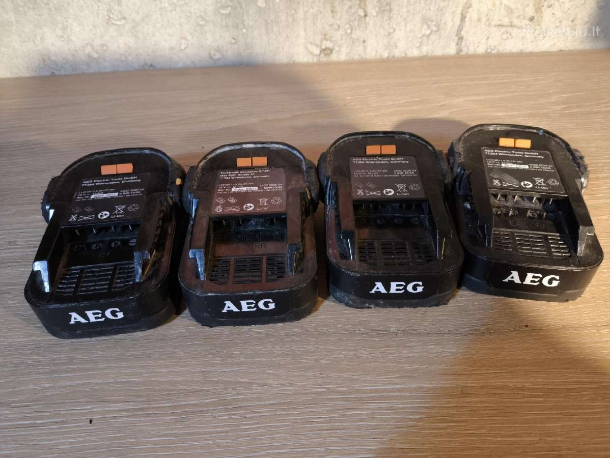Parduodu aeg baterijas