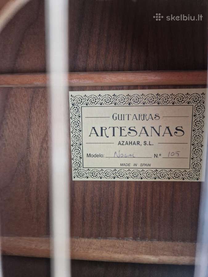 Klasikine ispaniška gitara - nuotraukos Nr. 3