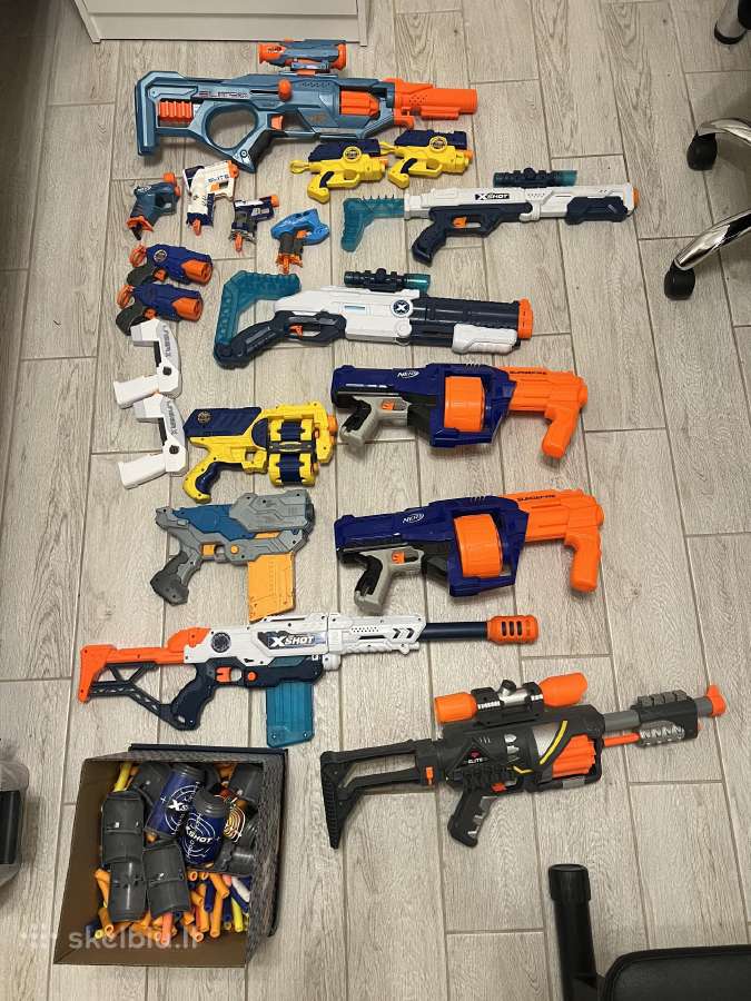Nerf Xshot Elite Eaglepoint Šautuvai žaislai 19vnt