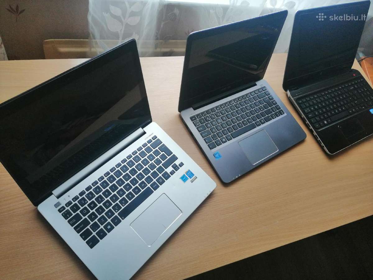 Parduodu 3 kompiuterius 2 asus 1 hp