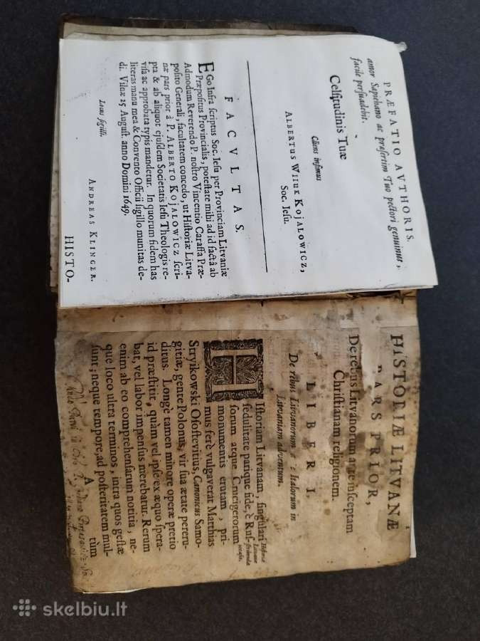 Historia Litvana 1775m. Knygos - nuotraukos Nr. 2