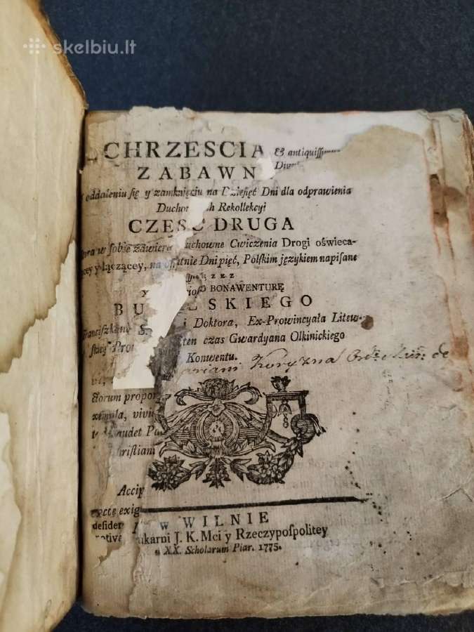 Historia Litvana 1775m. Knygos - nuotraukos Nr. 6