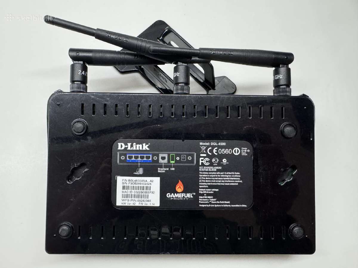 D-link Maršrutizatorius - nuotraukos Nr. 2