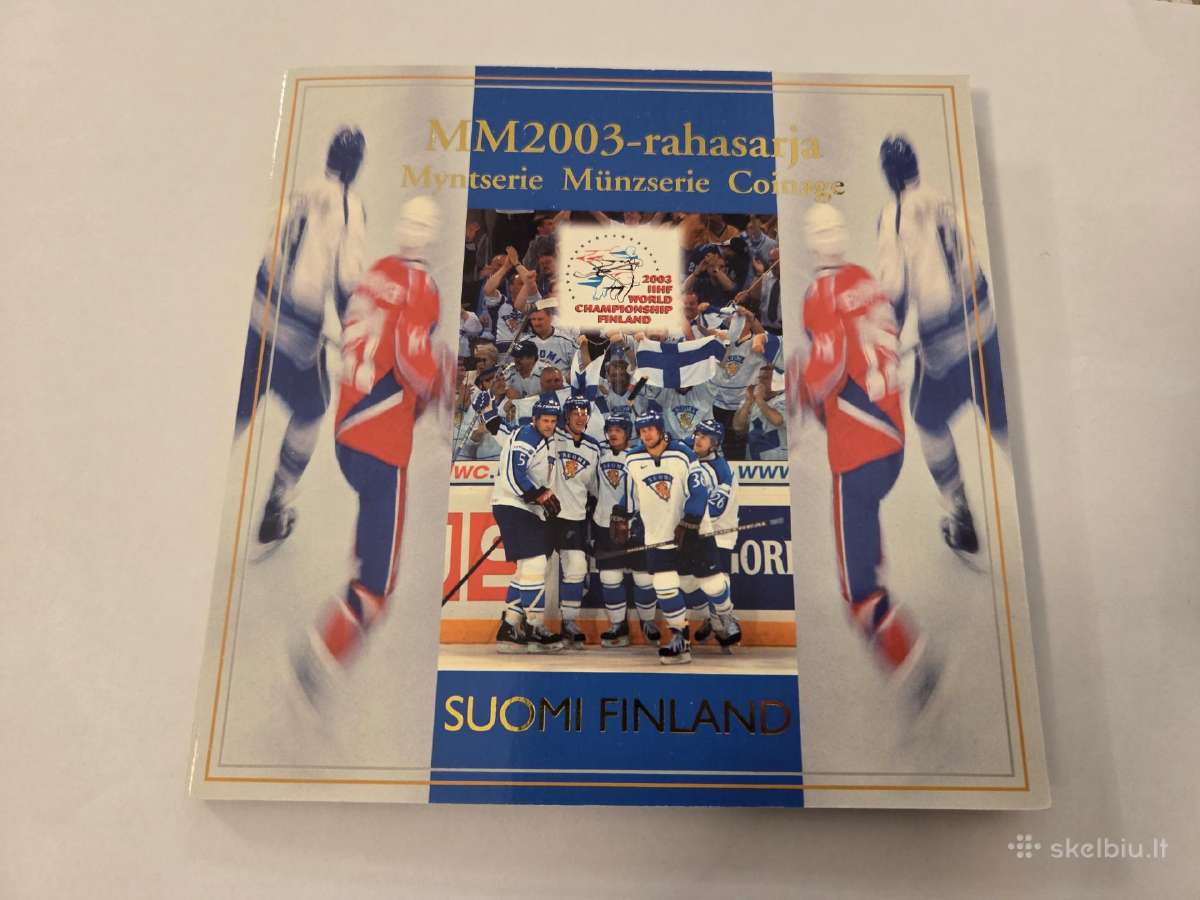 Parduodamas 2003 m Suomijos euromonetų rinkinys Bu