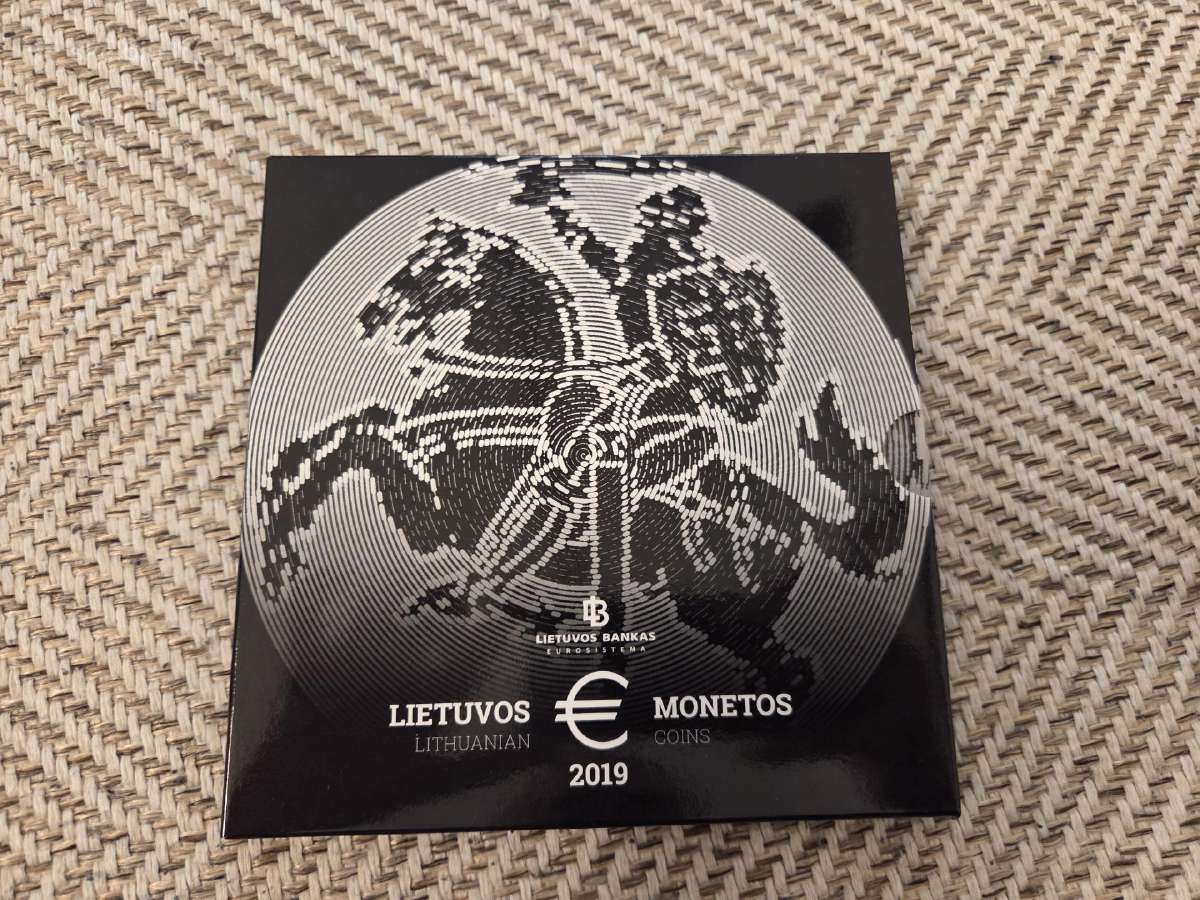Parduodamas 2019 metų litų rinkinys Bu