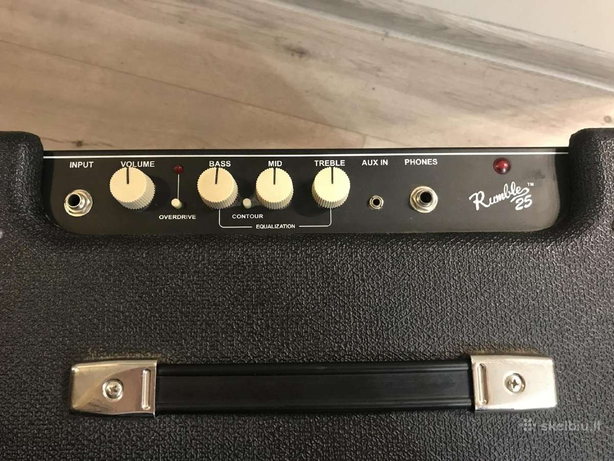Fender Rumble 25 bosinės gitaros stiprintuvas - nuotraukos Nr. 4