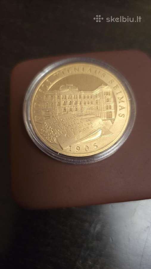 Kolekcija lietuvos medaliu su sercifikatais - nuotraukos Nr. 17