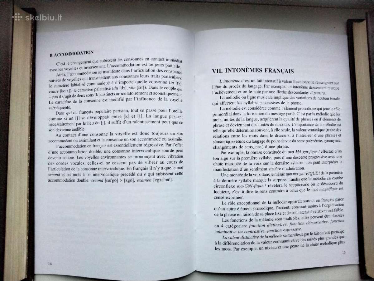 Prancūzų k. istorijos apžvalga. Fonologija, arba f - nuotraukos Nr. 6